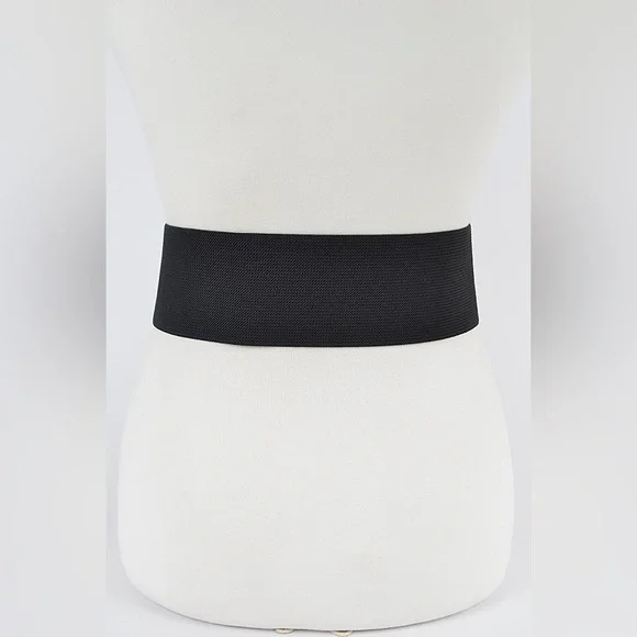 Leopard Animal Print Stretch Waist Statement Belt - Picture 4 of 5